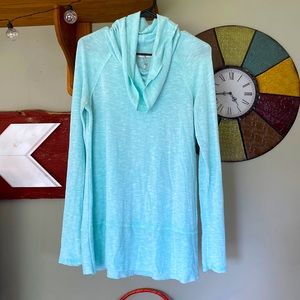 SungLight by LaVida size large cowl neck long shirt